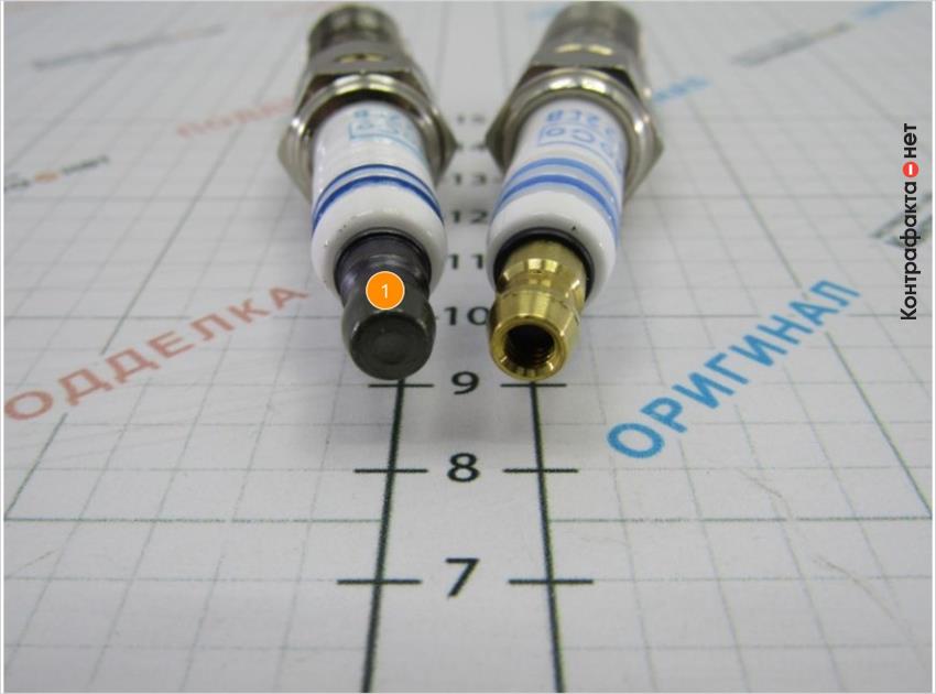 1. Конструктивное отличие контактного наконечника.