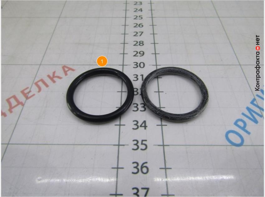 1. Резиновое кольцо без дополнительной обработки.