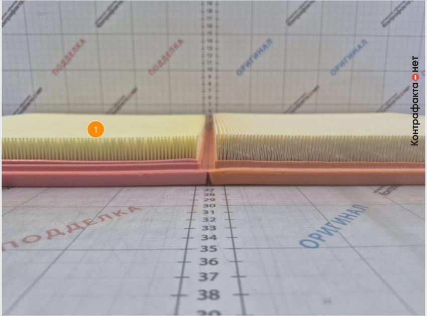 1. Не выполнена перфорация ламелей.