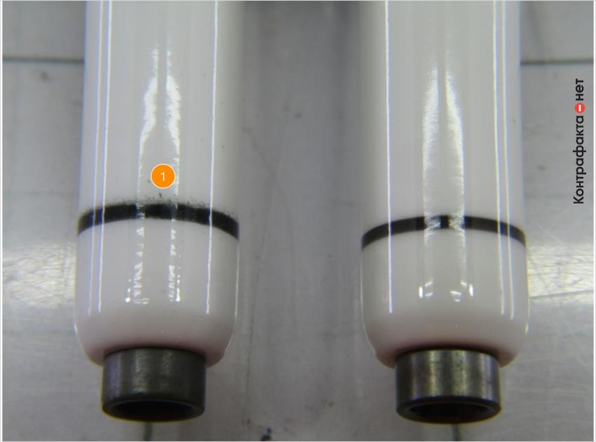 1. Нечеткий контур маркировочной полосы.