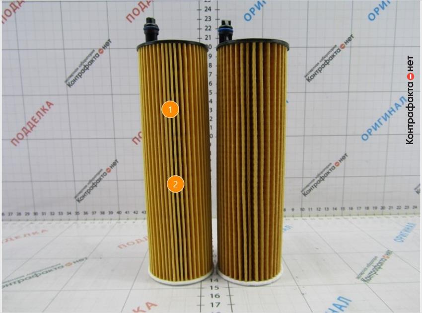 1. Первая и последняя ламели склеены краями внутрь, в оригинале наружу. | 2. Количество ламелей 47, в оригинале 39.