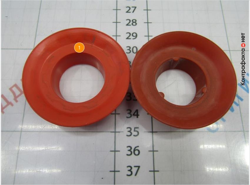 1. Внутренняя часть клапана без дополнительных технологических элементов.