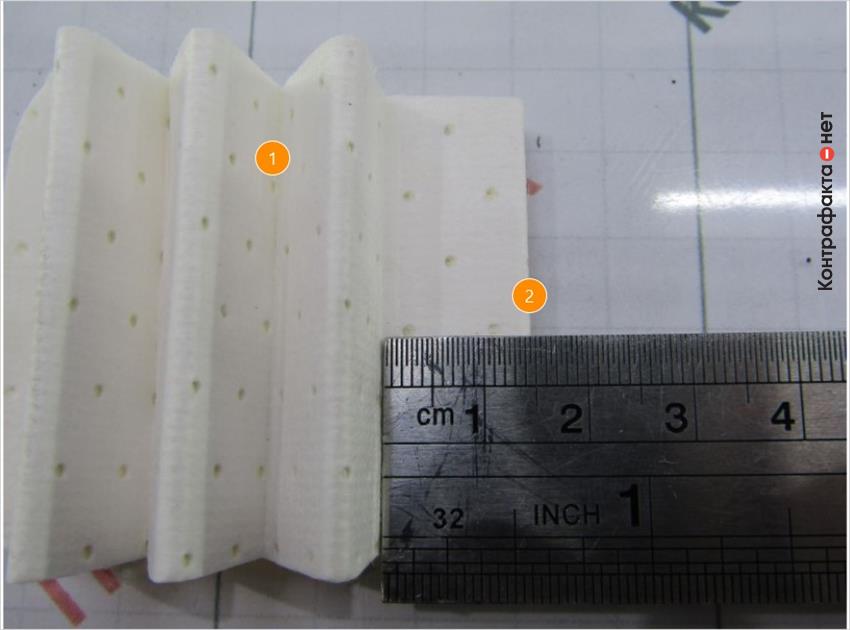 1. Отличается перфорация фильтровальной бумаги. | 2. Ширина ламелей меньше на 2мм.