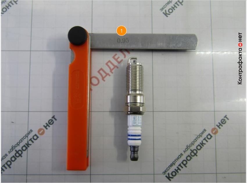 1. Искровой зазор свечи 0, 95мм, у оригинала 1, 10мм.