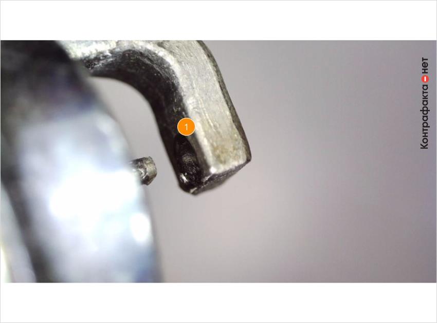 1. Выполнена упрощенная напайка в виде капли.