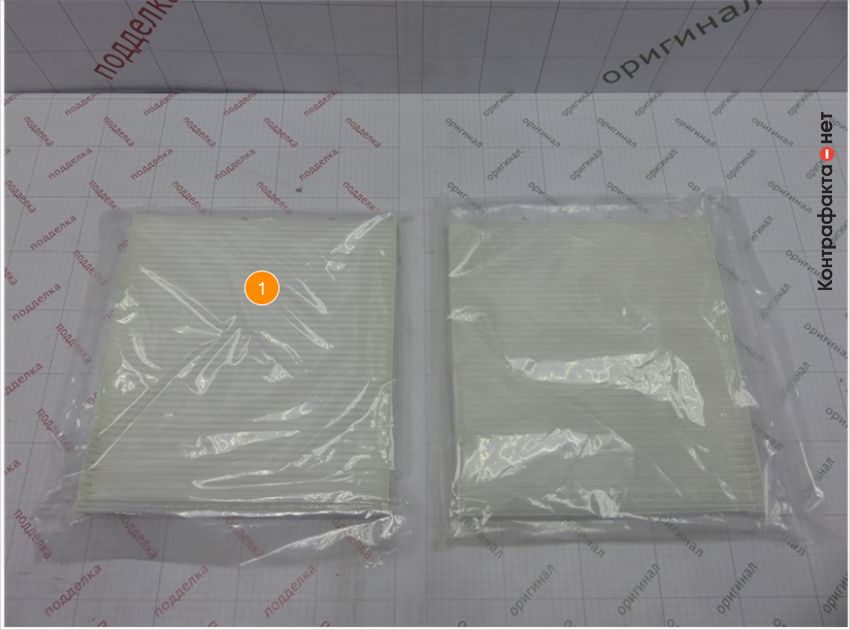 1. Отличается размер и плотность полиэтиленовой упаковки.