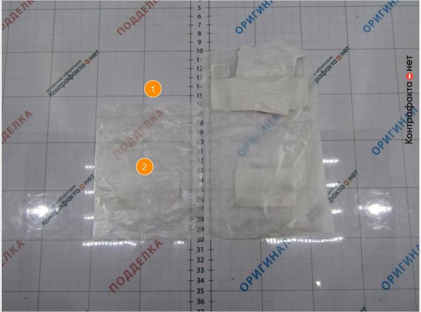 1. Индивидуальная упаковка меньшего размера. | 2. Материал полиэтиленового пакета значительно плотнее и менее шуршащий.